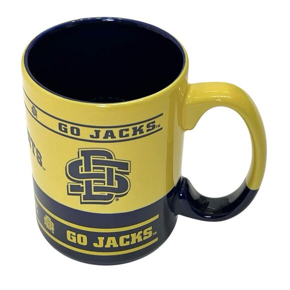 SDSU Jackrabbits Blue Yellow Mug South Dakota State Ceramic Cup Go Jacks Sports - Picture 4 of 8